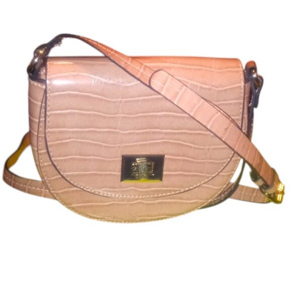 ZARA Small Satchel Bag Pink GUC - Picture 1 of 7
